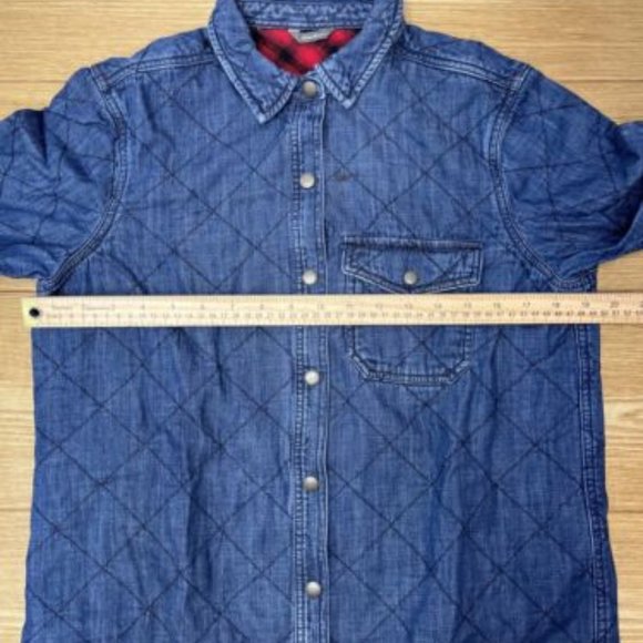 Eddie Bauer Denim Shirt Button Up Shacket - Picture 14 of 16